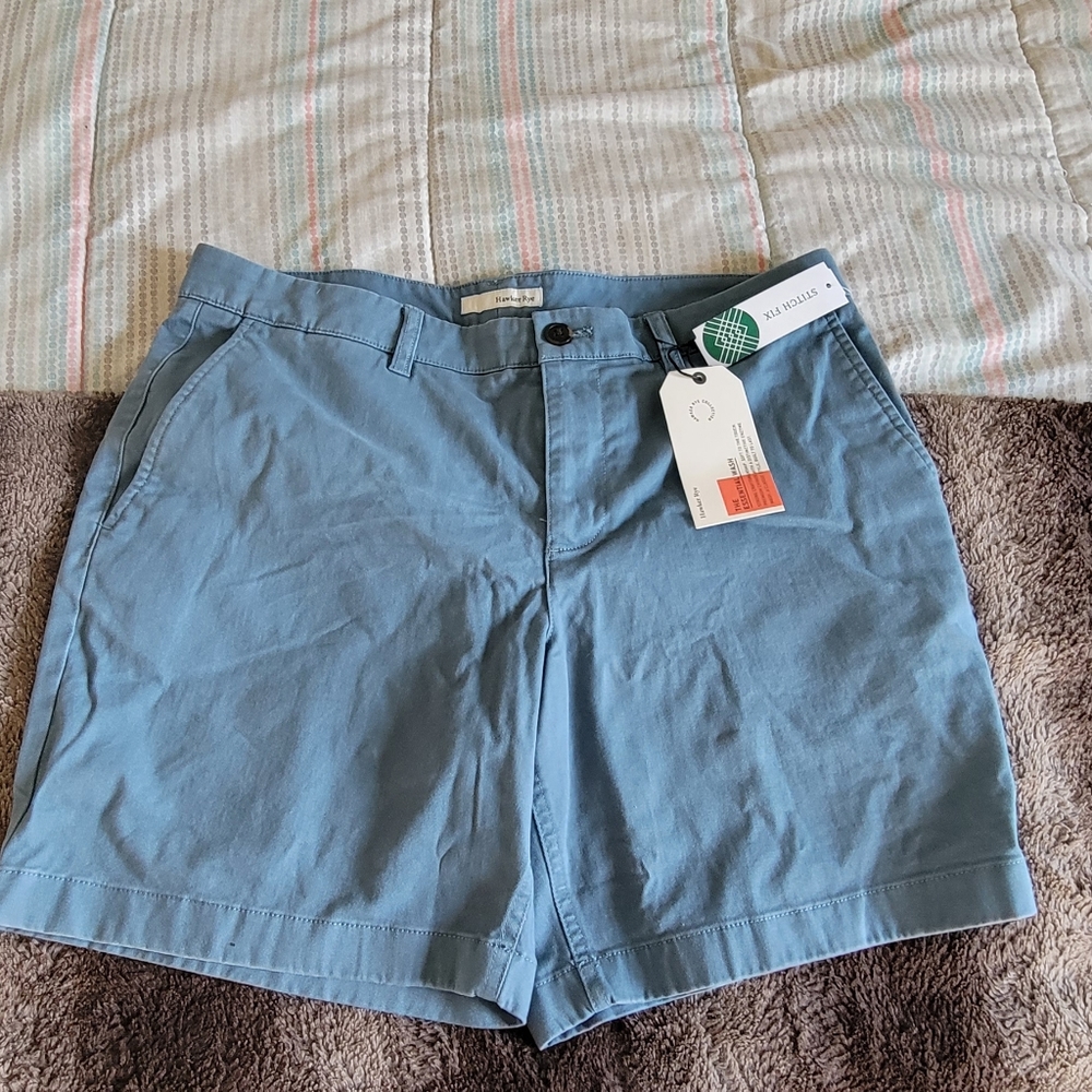 Hawker Rye Essential Wash Chino Short Navy 34-7